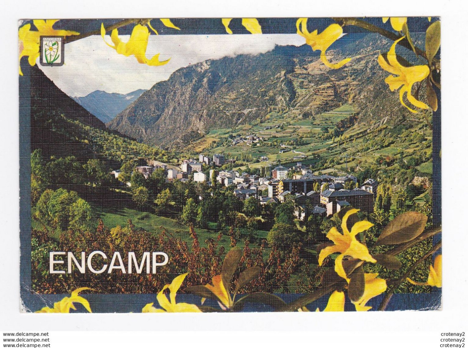 Valls D'Andorra ANDORRE N°356 ENCAMP Vue Générale En 1983 - Andorra