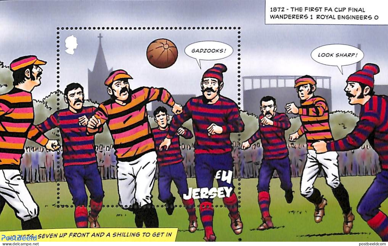 Jersey 2022 FA Cup Moments S/s, Mint NH, Sport - Football - Art - Comics (except Disney) - Fumetti