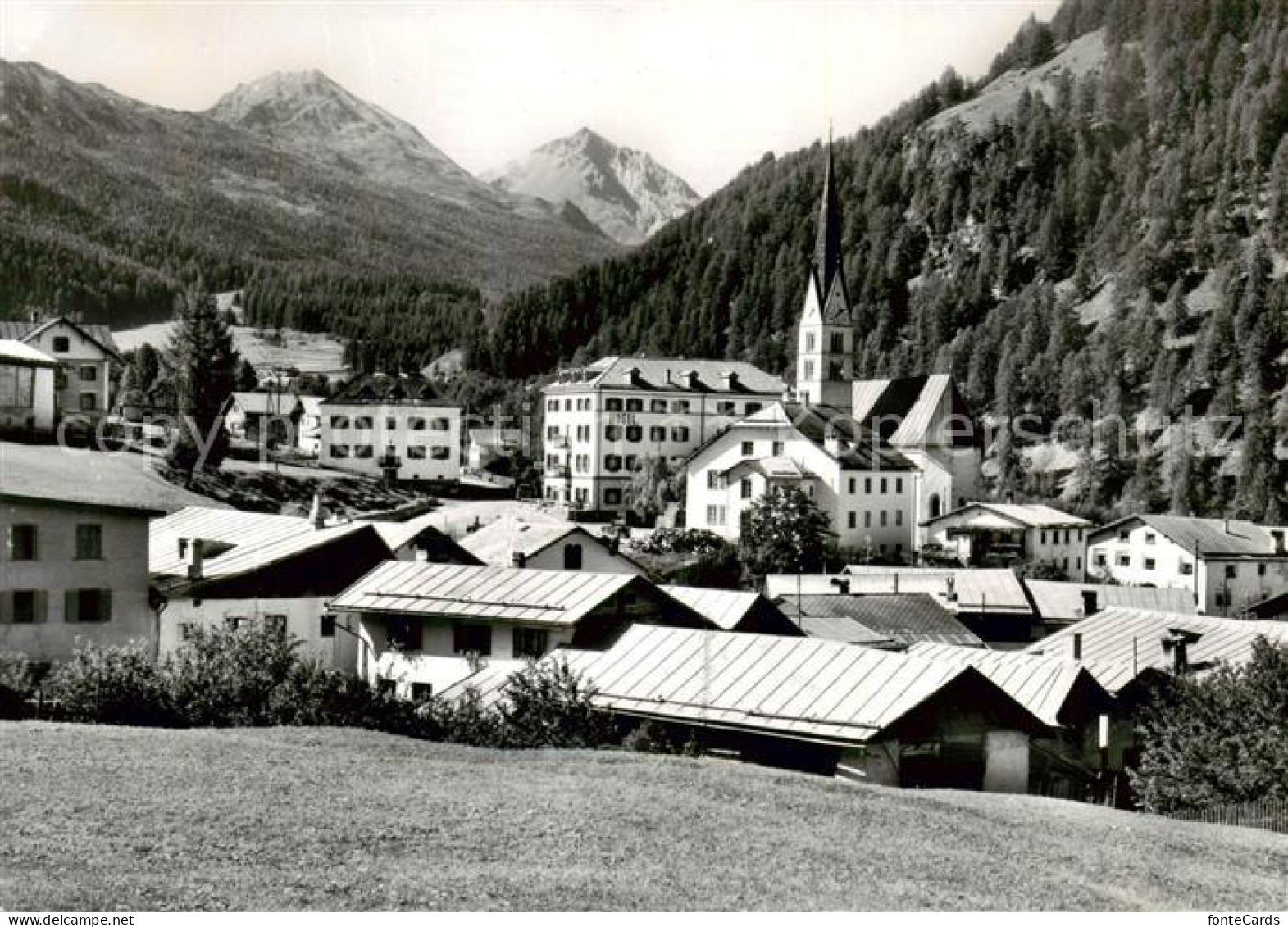 13794338 Sta Maria Muensterthal Gesamtansicht Geg. Piz D Aint Sta Maria Muenster - Autres & Non Classés