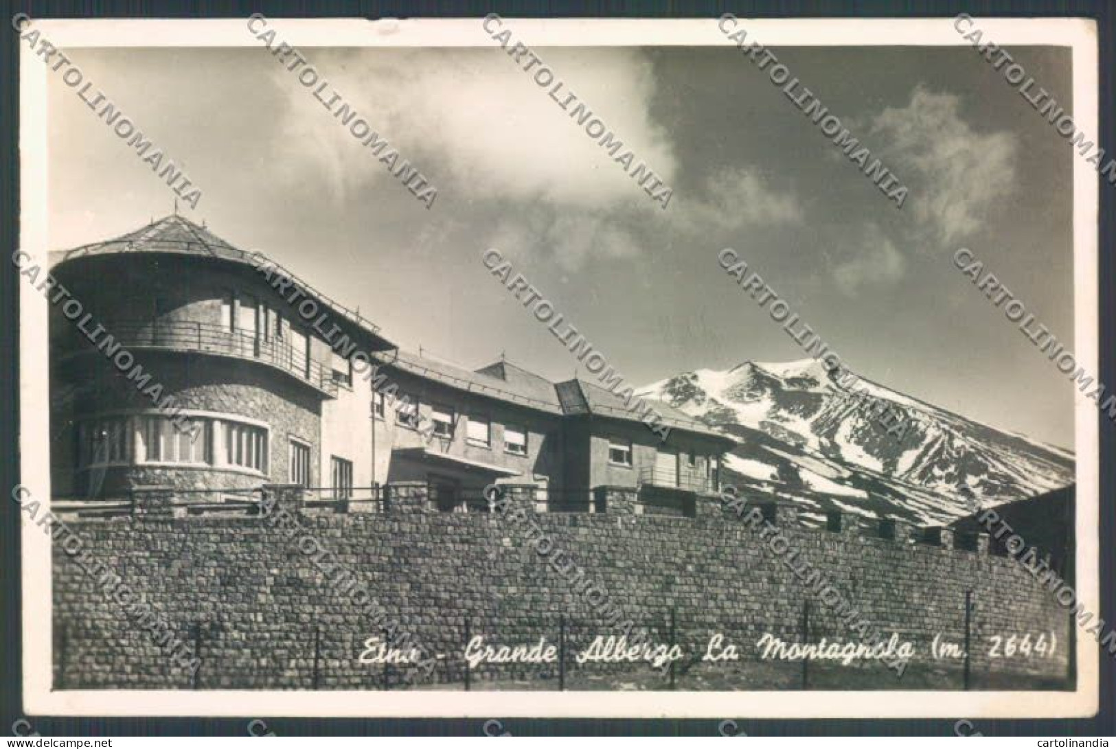 Catania Vulcano Etna Foto Cartolina ZB9113 - Catania