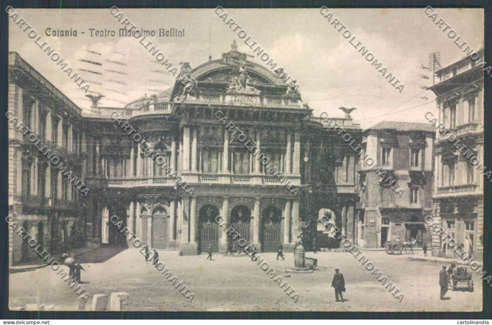 Catania Città Teatro Bellini Cartolina ZB8895 - Catania