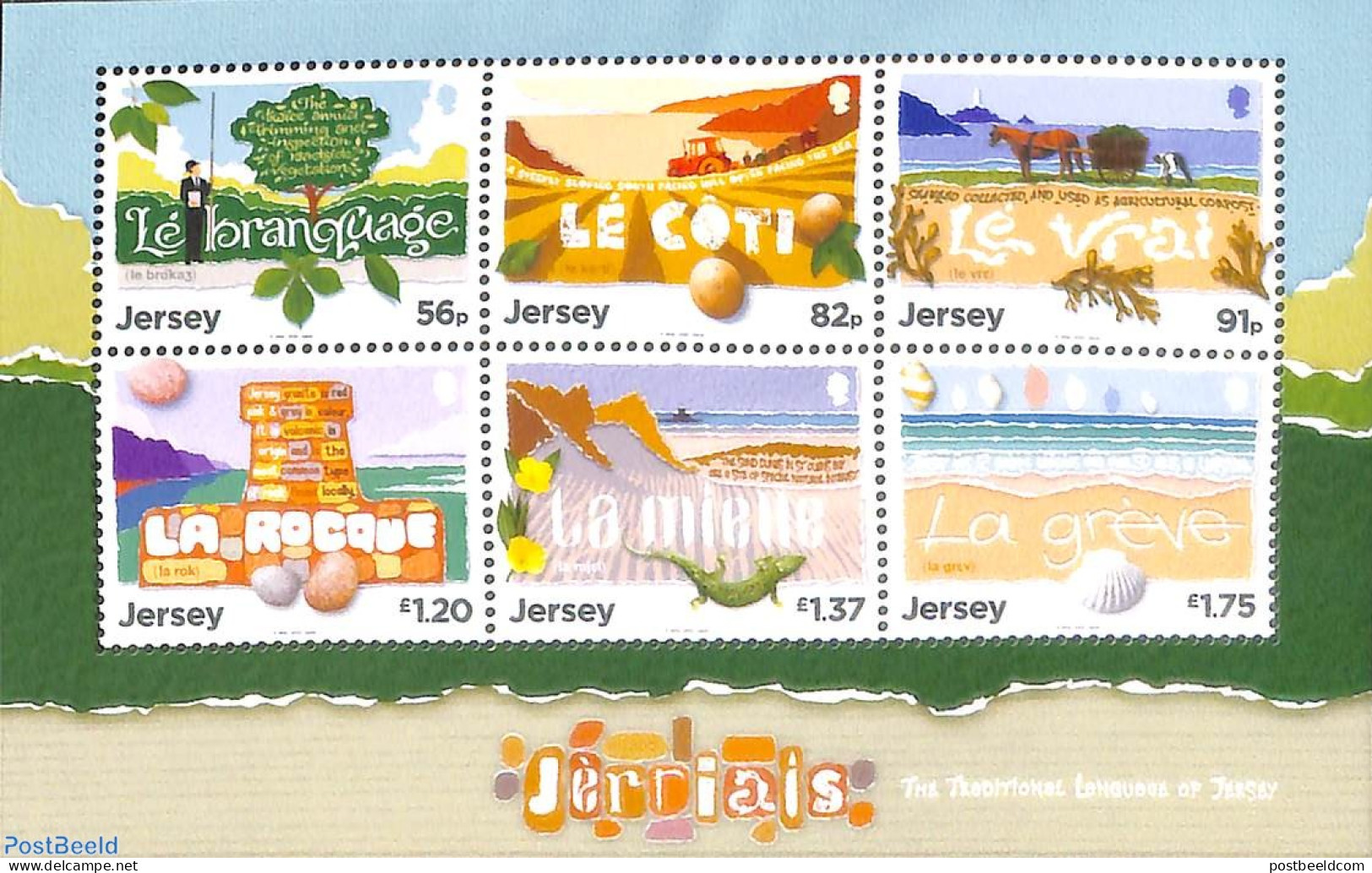 Jersey 2022 Tradional Language S/s, Mint NH, Science - Esperanto And Languages - Jersey