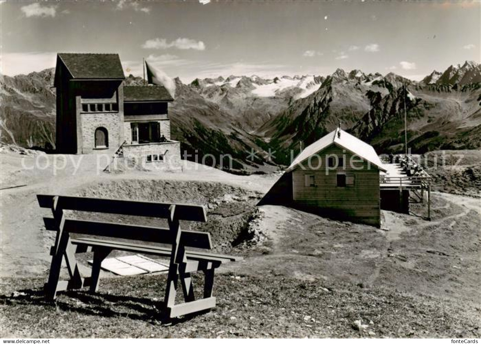 13794272 Klosters GR Luftseilbahn Klosters - Gotschnagrat Bergstation  Klosters  - Autres & Non Classés