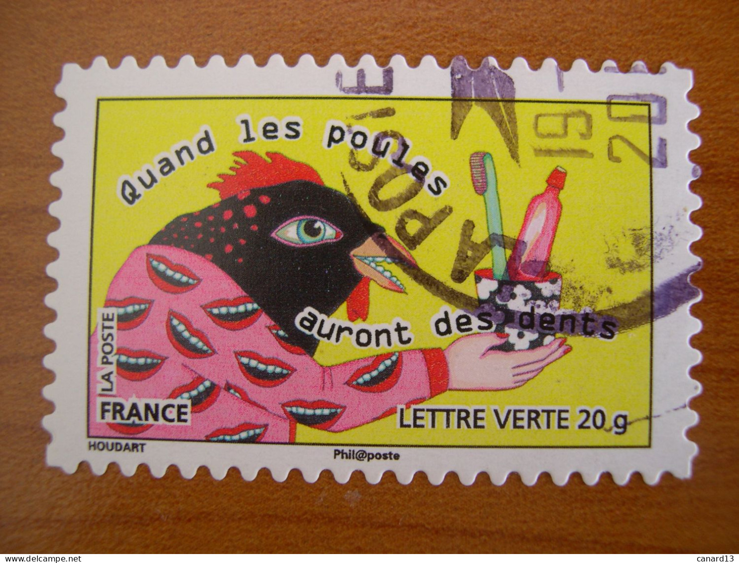 France Obl   N° 793  Cachet Rond Noir - Used Stamps