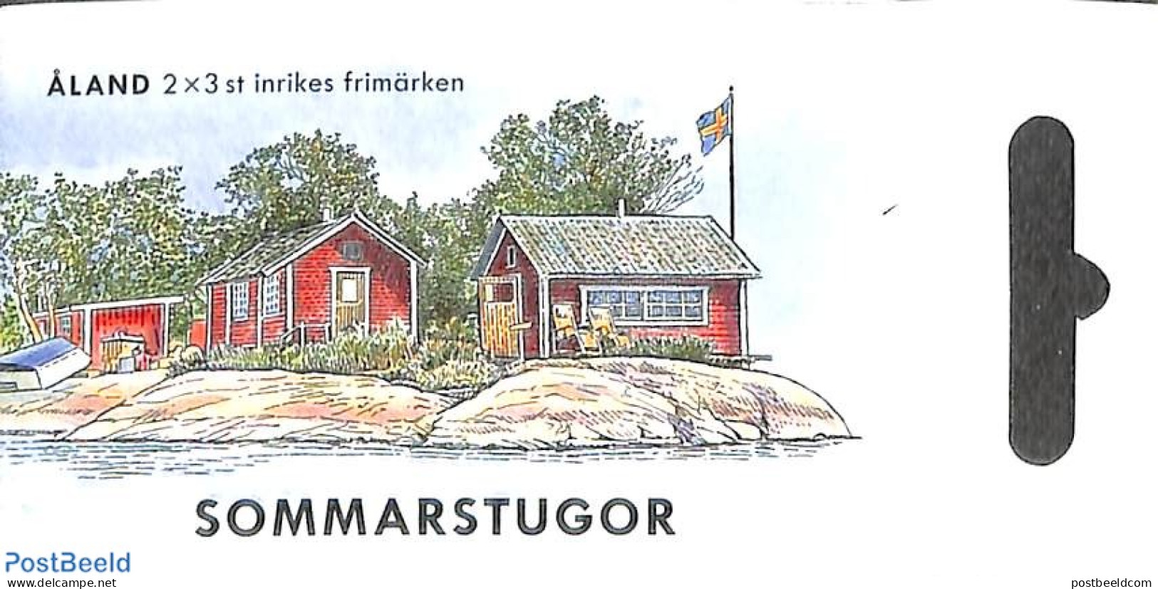 Aland 2023 Summer Holiday Houses Booklet, Mint NH, Various - Stamp Booklets - Tourism - Unclassified