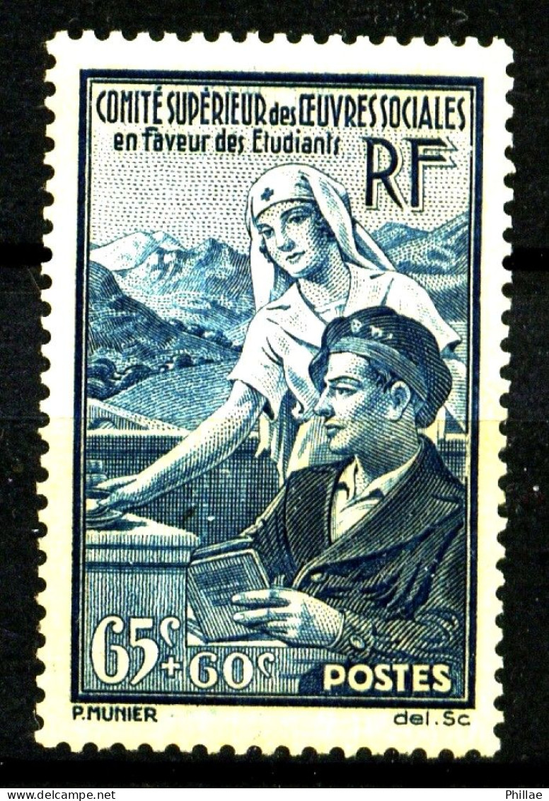 417 - Aide Aux Etudiants - Neuf N** - TB - Unused Stamps