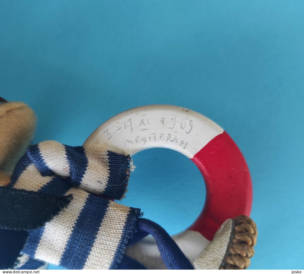 JADROLINIJA RIJEKA Croatia Ex Yugoslavia Shipping Company Original Vintage Mascot 1960s * Croatie Kroatien Croazia - Maritime Decoration