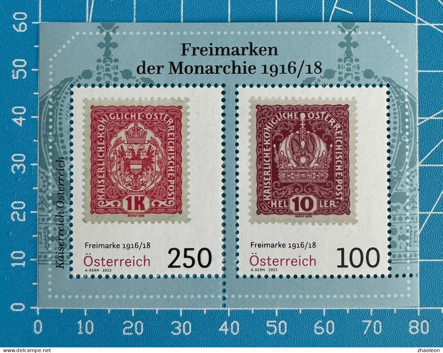 Freimarken 1916/18/ Austria Stamps 1916/18 Block 140 - Ongebruikt