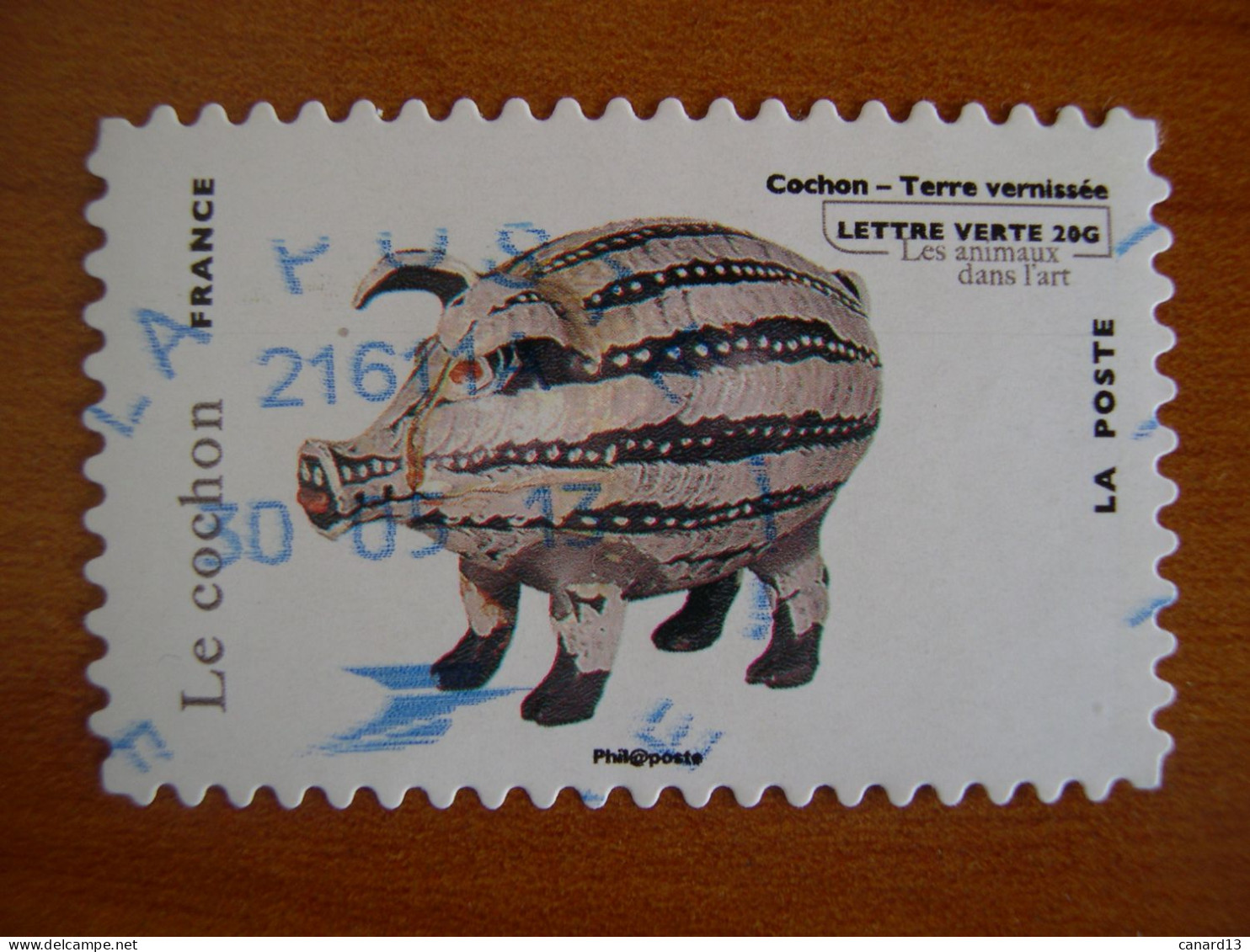 France Obl   N° 781  Cachet Rond Bleu - Used Stamps