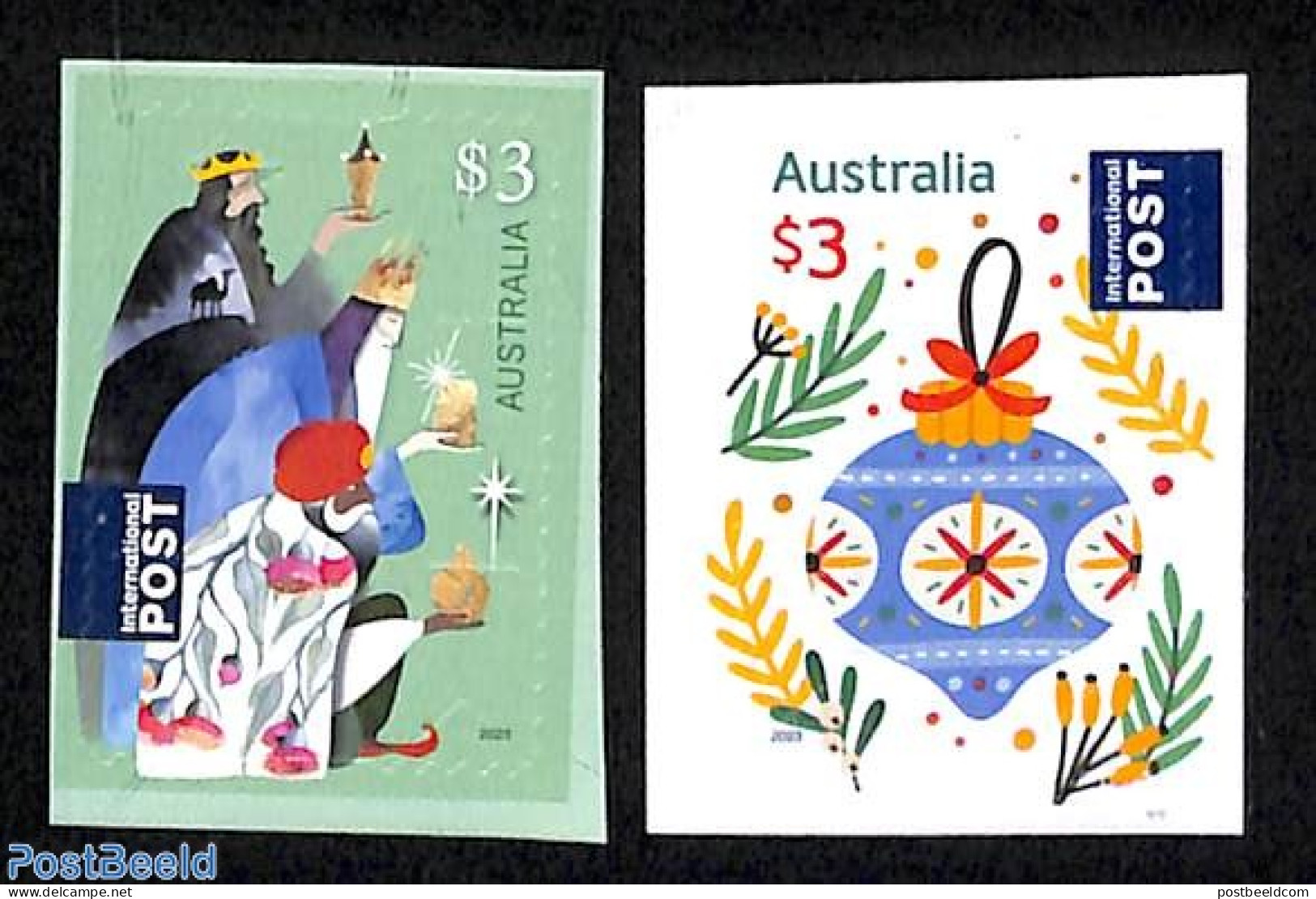 Australia 2023 Christmas 2v S-a, Mint NH, Religion - Christmas - Unused Stamps