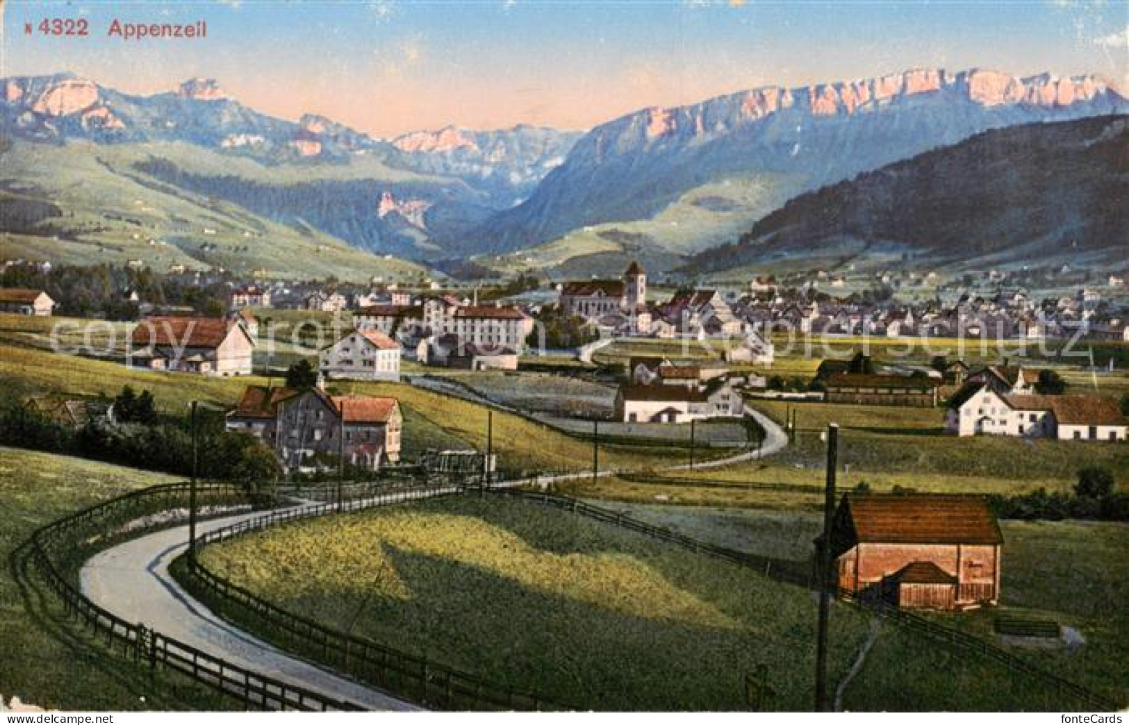 13794032 Appenzell IR Gesamtansicht M. Panorama Appenzell IR - Autres & Non Classés