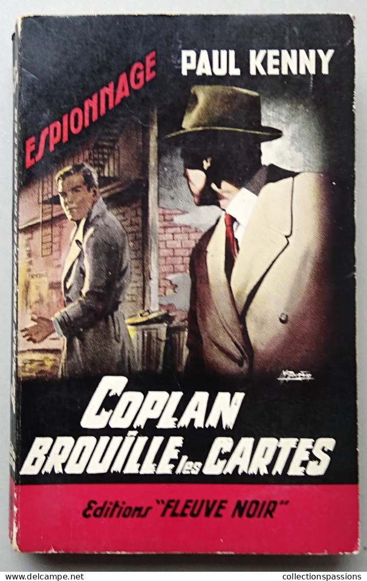 FLEUVE NOIR - Paul Kenny - N° 331. Coplan Brouille Les Cartes. 1962 - Couverture M. Gourdon. - Paul Kenny