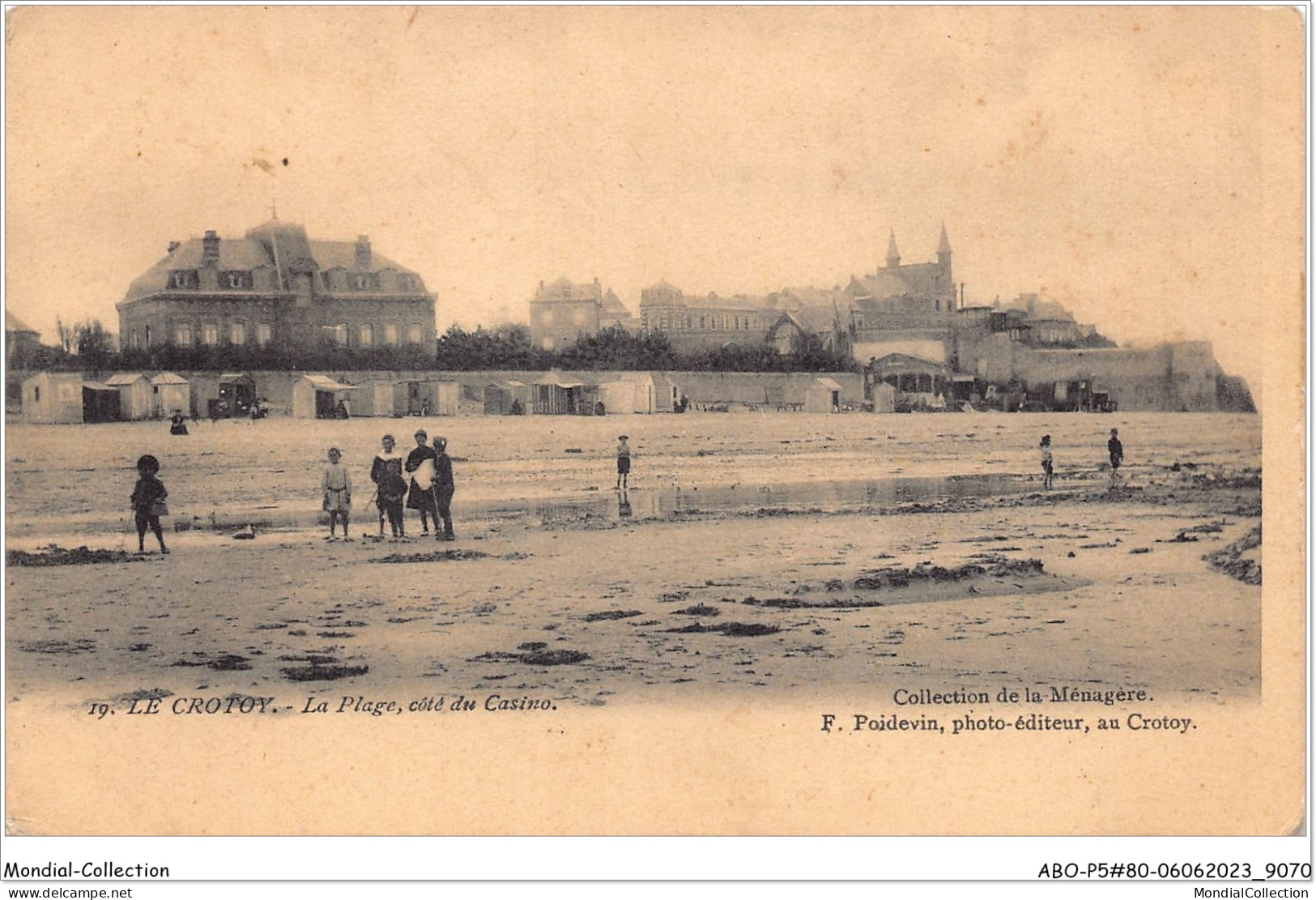 ABOP5-80-0361 - LE CROTOY - La Plage - Côté Du Casino - Le Crotoy