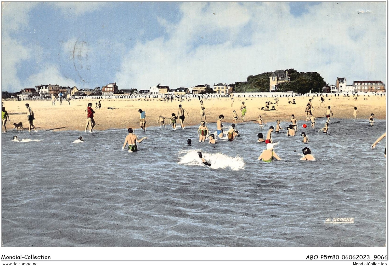 ABOP5-80-0359 - LE CROTOY - La Plage Et La Baignade - Le Crotoy