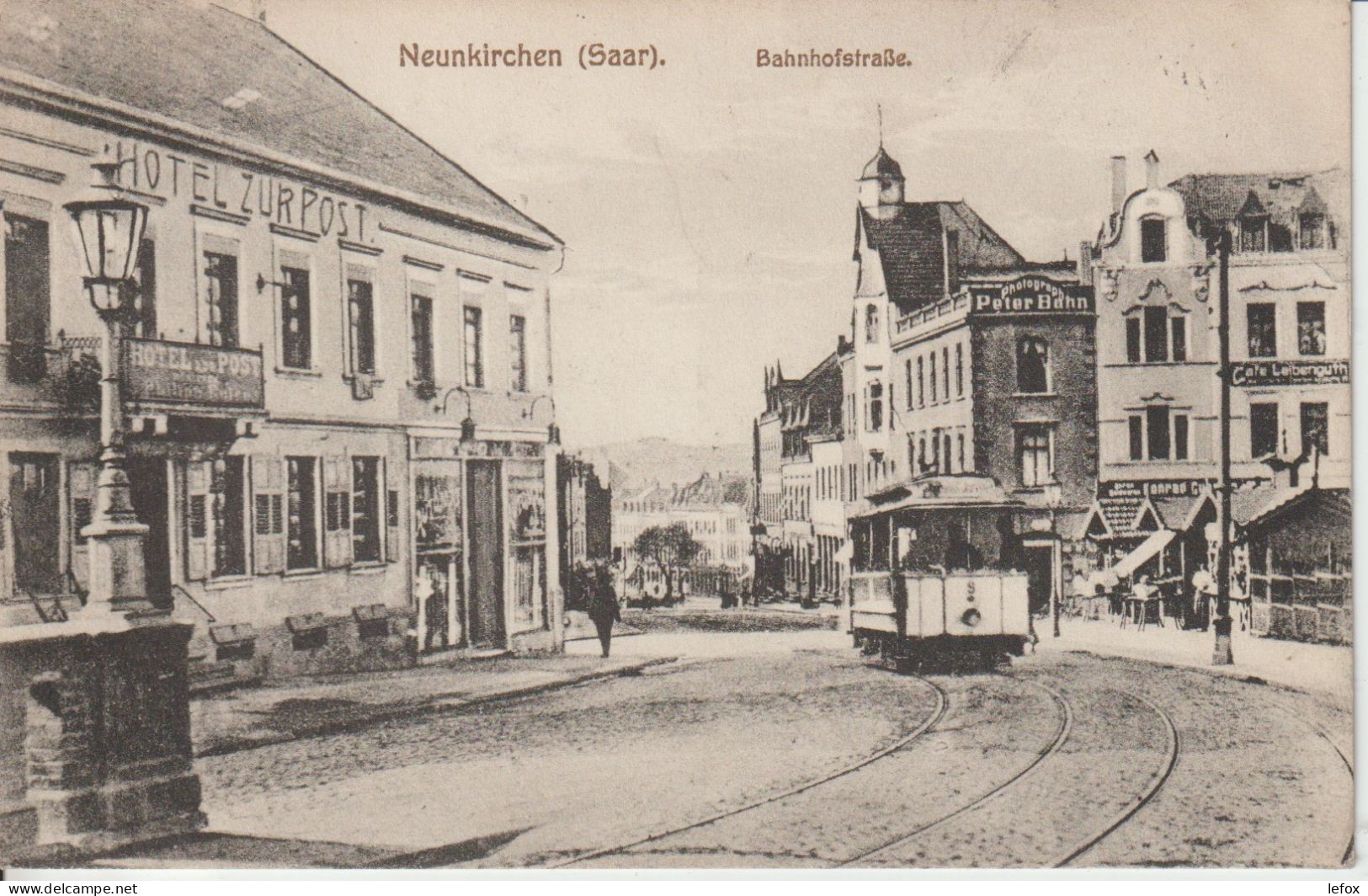 NEUNKIRCHEN  BAHNHOFSTRASSE EN 1916 - Kreis Neunkirchen