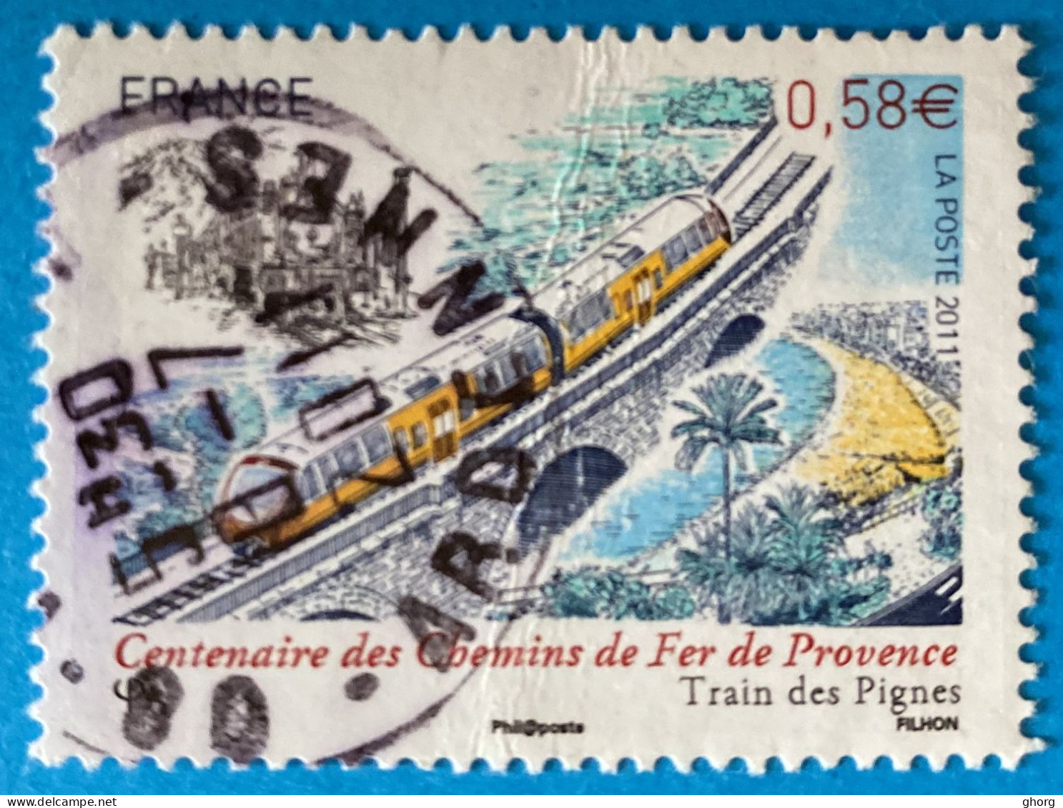 France 2011 : Centenaire Des Chemins De Fer De Provence N ° 4564 Oblitéré - Used Stamps