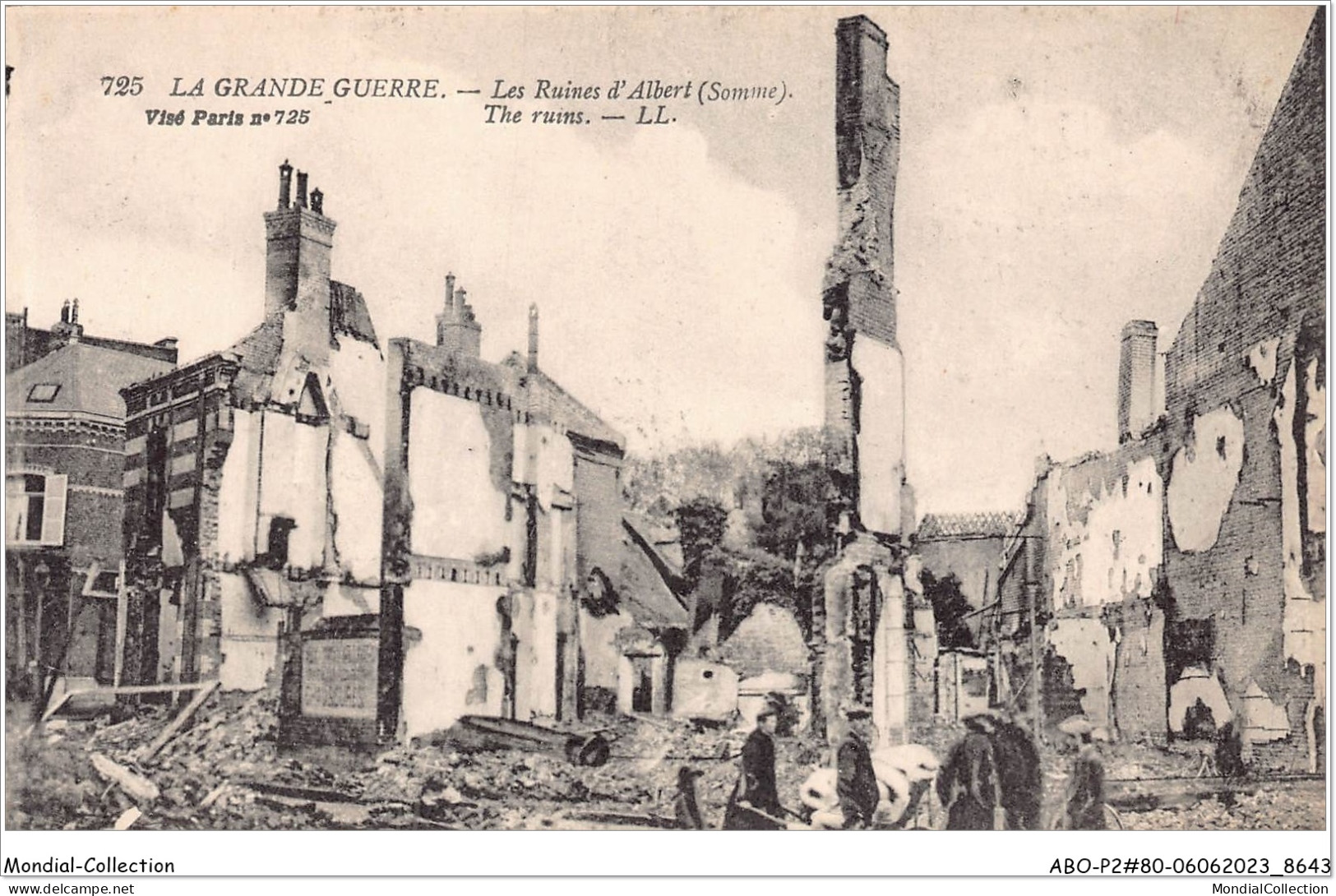 ABOP2-80-0147 - La Grande Guerre - Les Ruines D'ALBERT - Albert