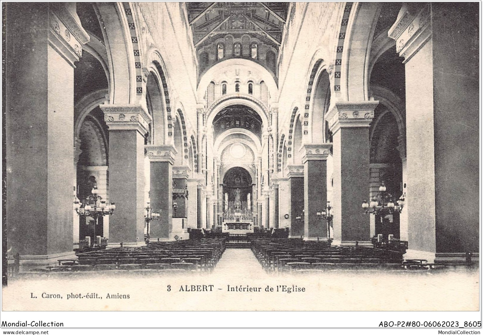 ABOP2-80-0128 - ALBERT - Intérieur De L'Eglise - Albert