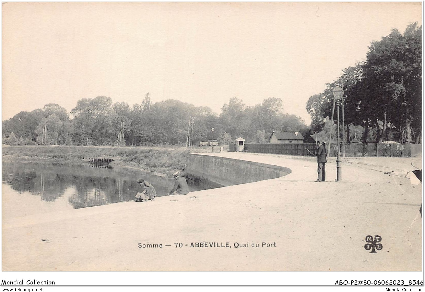 ABOP2-80-0098 - Somme - ABBEVILLE - Quai Du Port - Abbeville