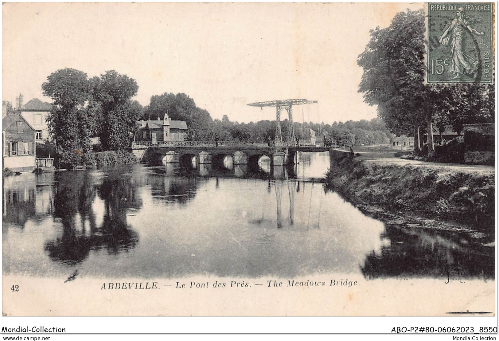 ABOP2-80-0100 - ABBEVILLE - Le Pont Des Près - Abbeville