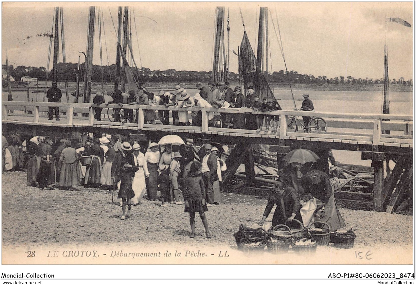 ABOP1-80-0062 - LE CROTOY - Débarquement De La Pêche - Le Crotoy
