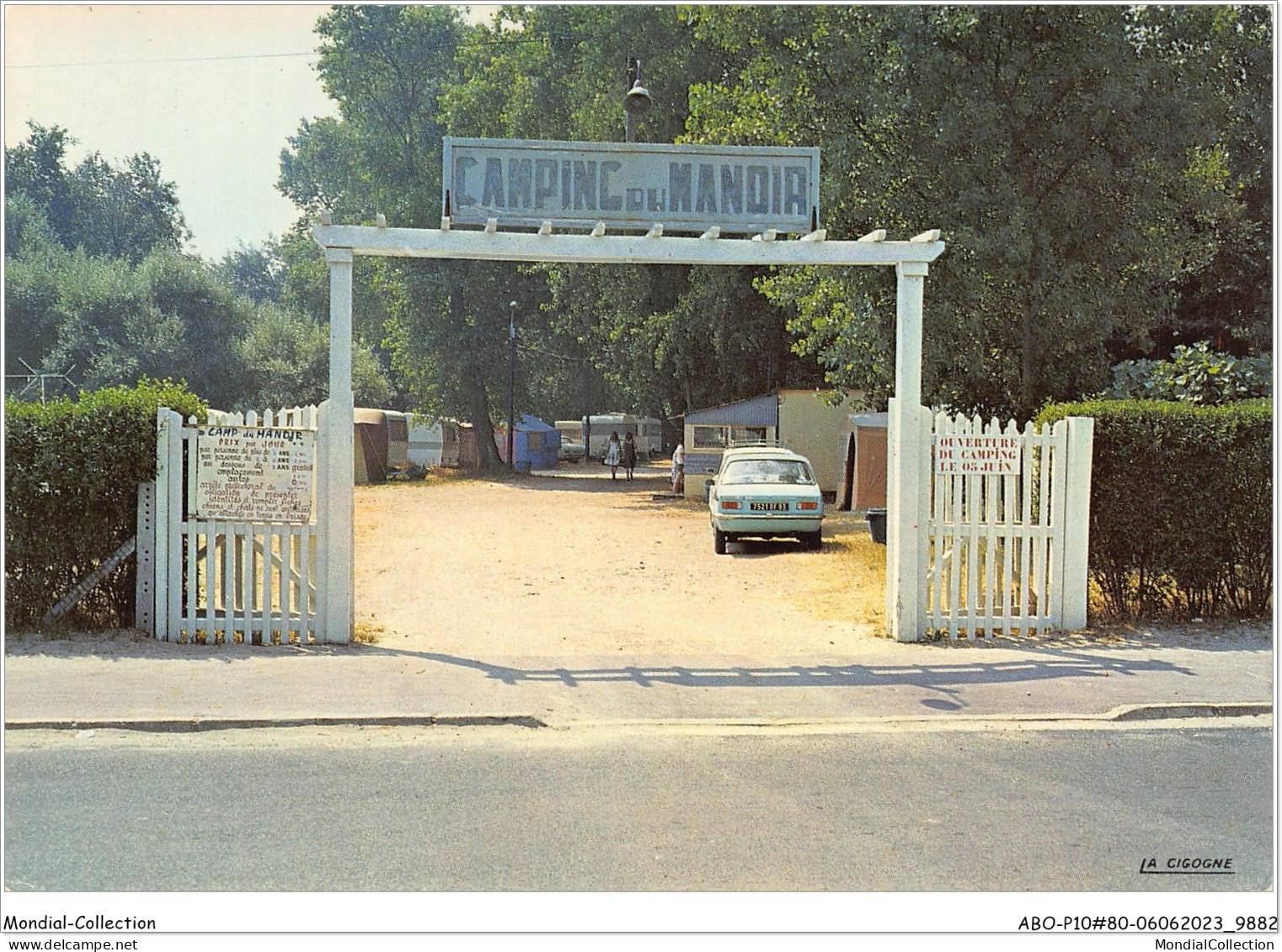 ABOP10-80-0768 - FORT-MAHON  - Camping Du Manoir - Fort Mahon