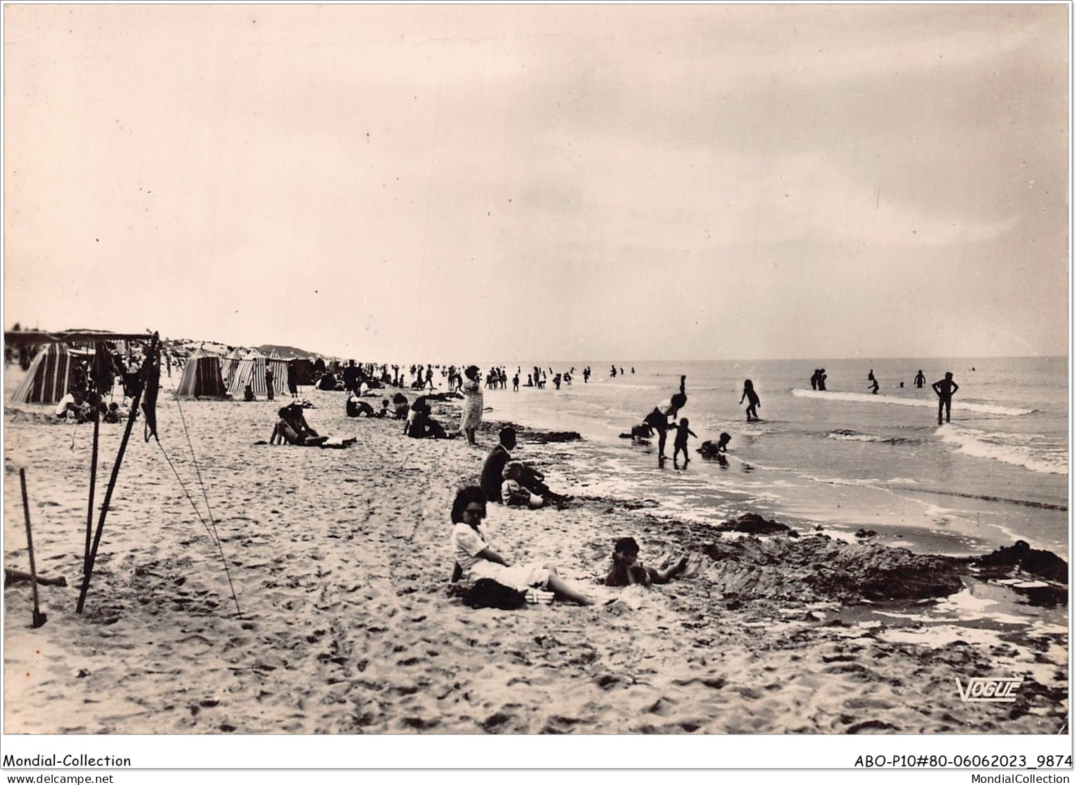 ABOP10-80-0764 - FORT-MAHON  Plage - L'Heure Du Bain - Fort Mahon