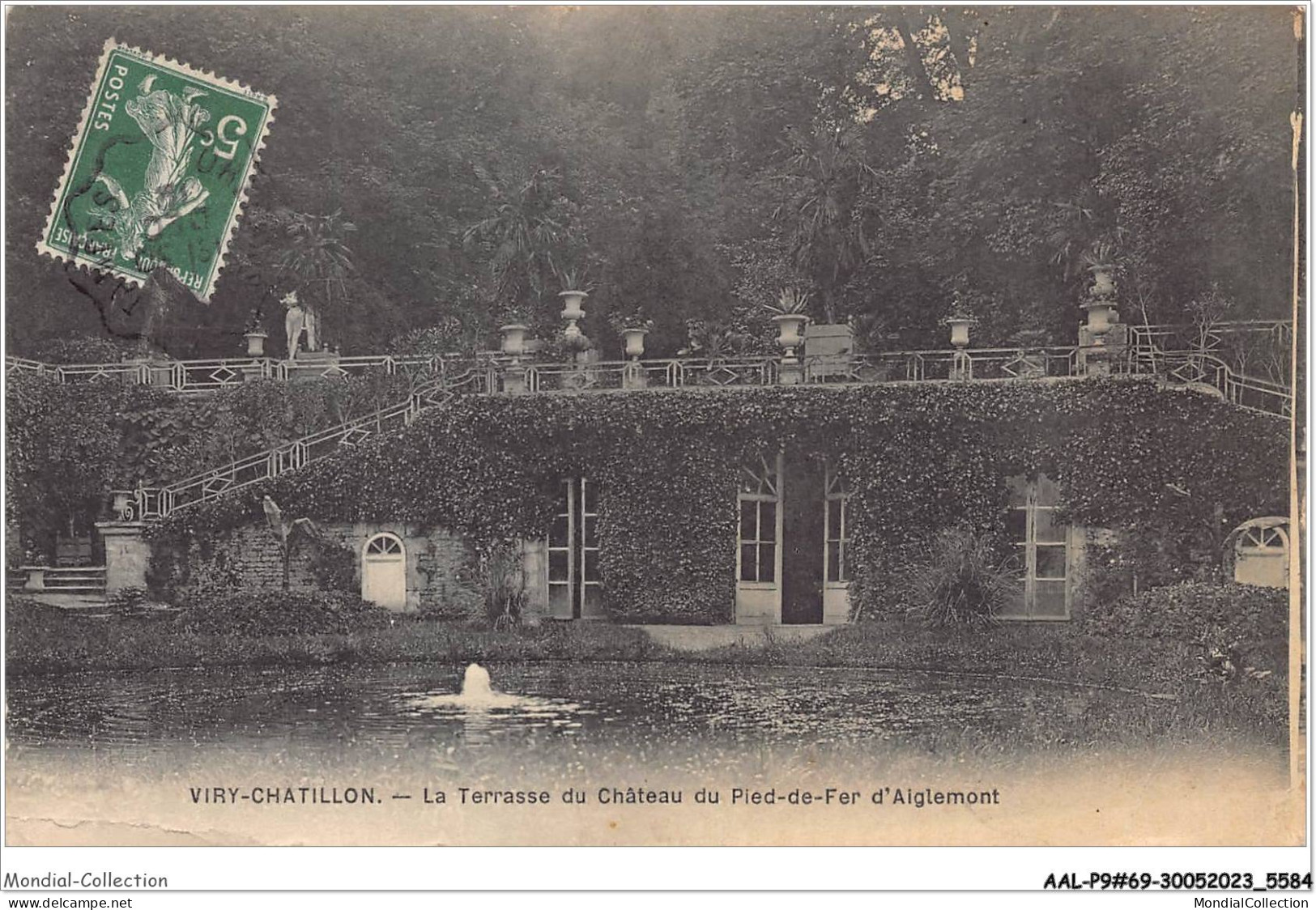 AALP9-91-0820 - VIRY-CHATILLON - La Terrasse Du Chateau Du Pied De Fer D'Aiglemont - Viry-Châtillon