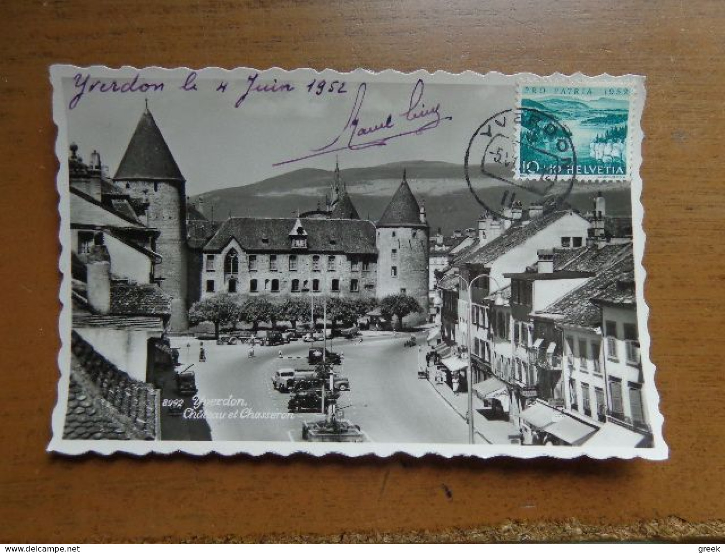 Suisse, Zwitserland / Yverdon, Chateau Et Chasseron -> Written - Yverdon-les-Bains 