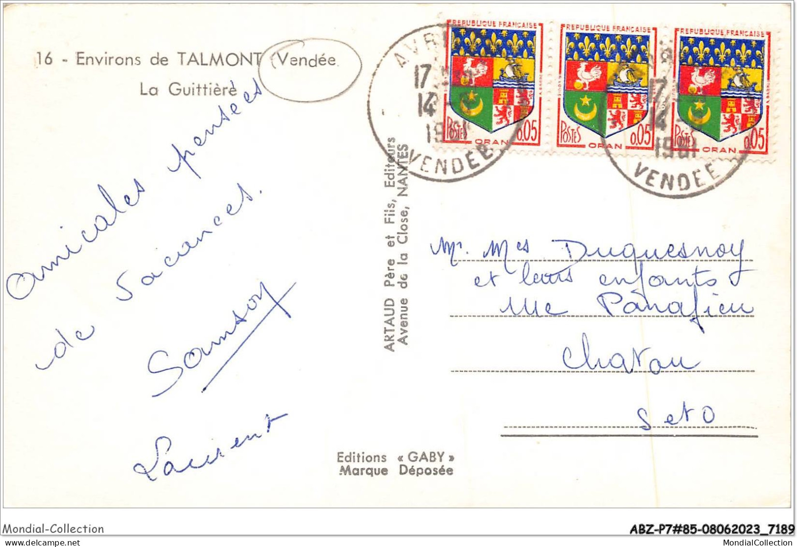 ABZP7-85-0542 - ENVIRONS DE TALMONT - La Guittiere - Talmont Saint Hilaire