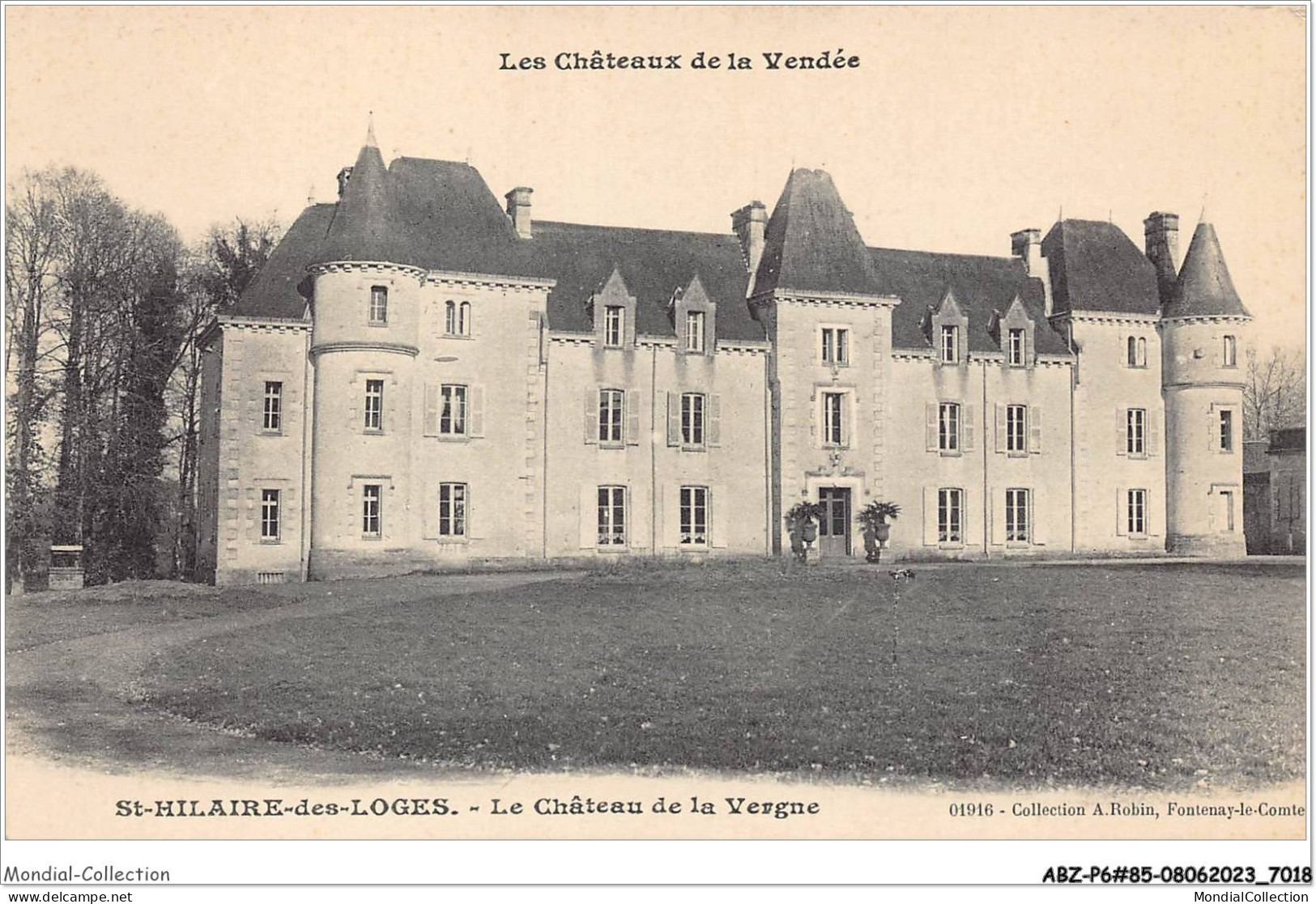 ABZP6-85-0456 - SAINT HILAIRE SUR DES LOGES - Le Chateau De La Vergne  - Saint Hilaire Des Loges