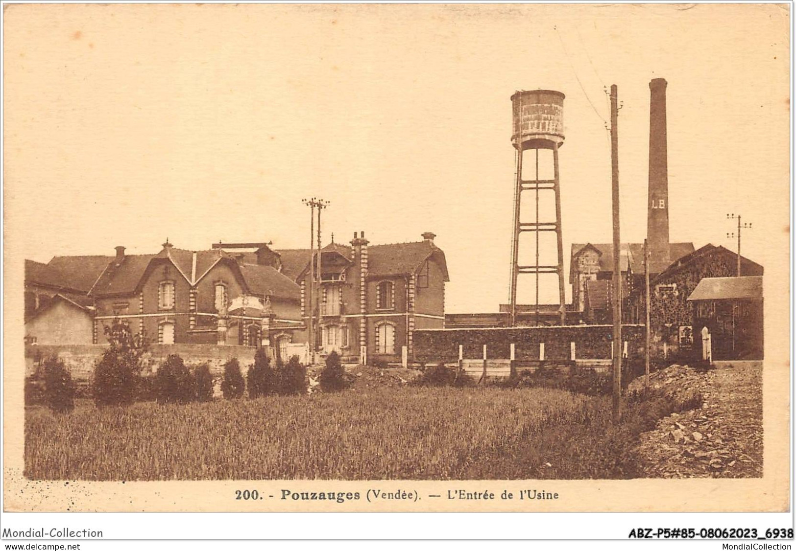 ABZP5-85-0416 - POUZAUGES - L'entrée De L'usine  - Pouzauges