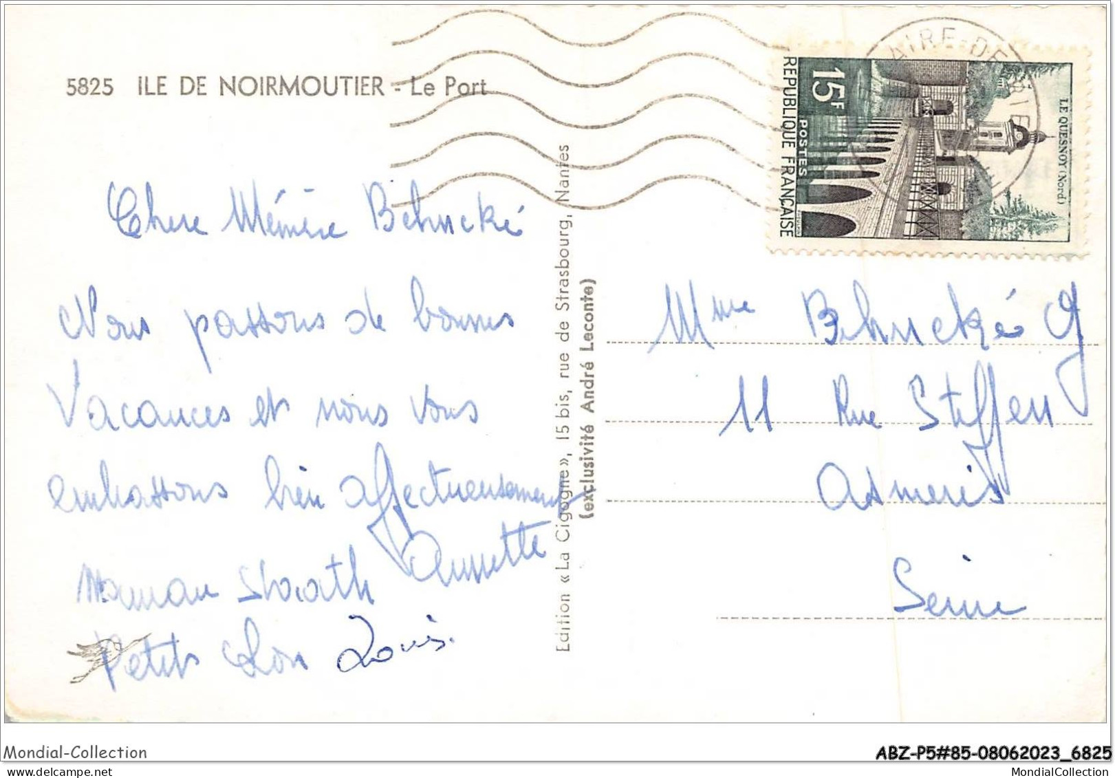 ABZP5-85-0359 - ILE NOIRMOUTIER - Le Port - Ile De Noirmoutier