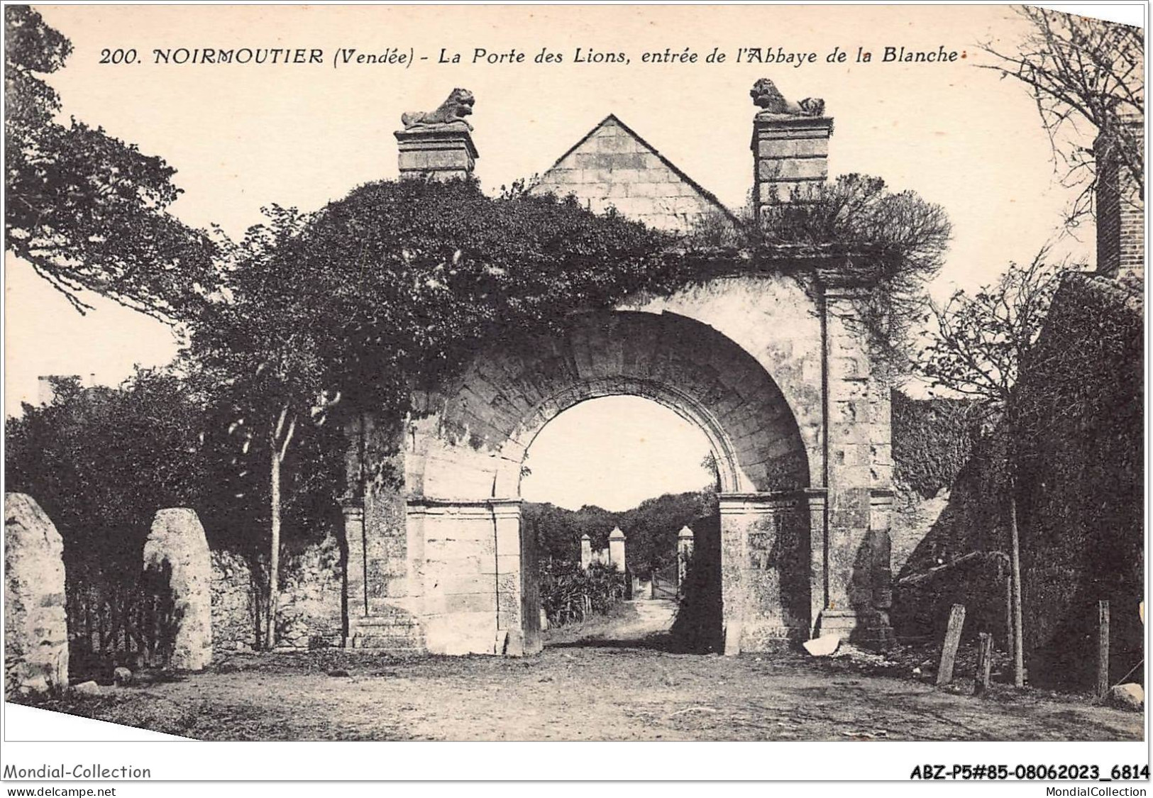 ABZP5-85-0354 - ILE NOIRMOUTIER - La Porte Des Lions  - Ile De Noirmoutier