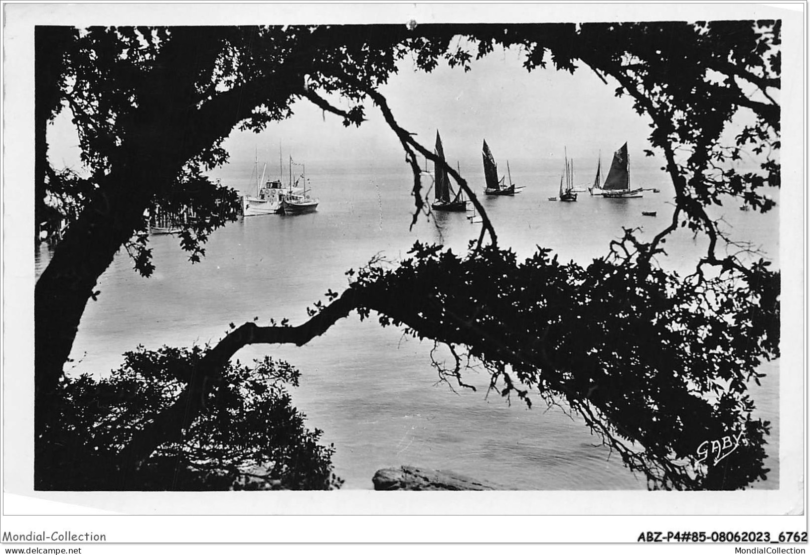 ABZP4-85-0328 - ILE DE NOIRMOUTIER - L'estacade - Ile De Noirmoutier