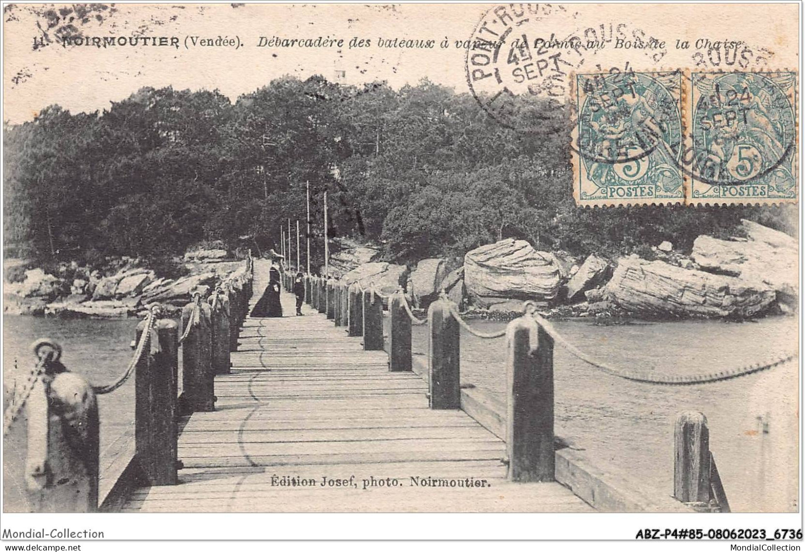 ABZP4-85-0315 - ILE DE NOIRMOUTIER - Debarcadere Des Bateaux - Ile De Noirmoutier