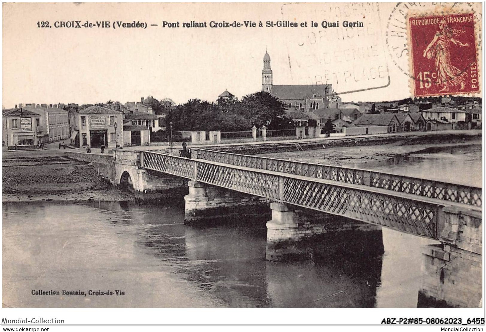 ABZP2-85-0174 - SAINT GILLES CROIX DE VIE - Le Pont Et Le Quai Gorin  - Saint Gilles Croix De Vie