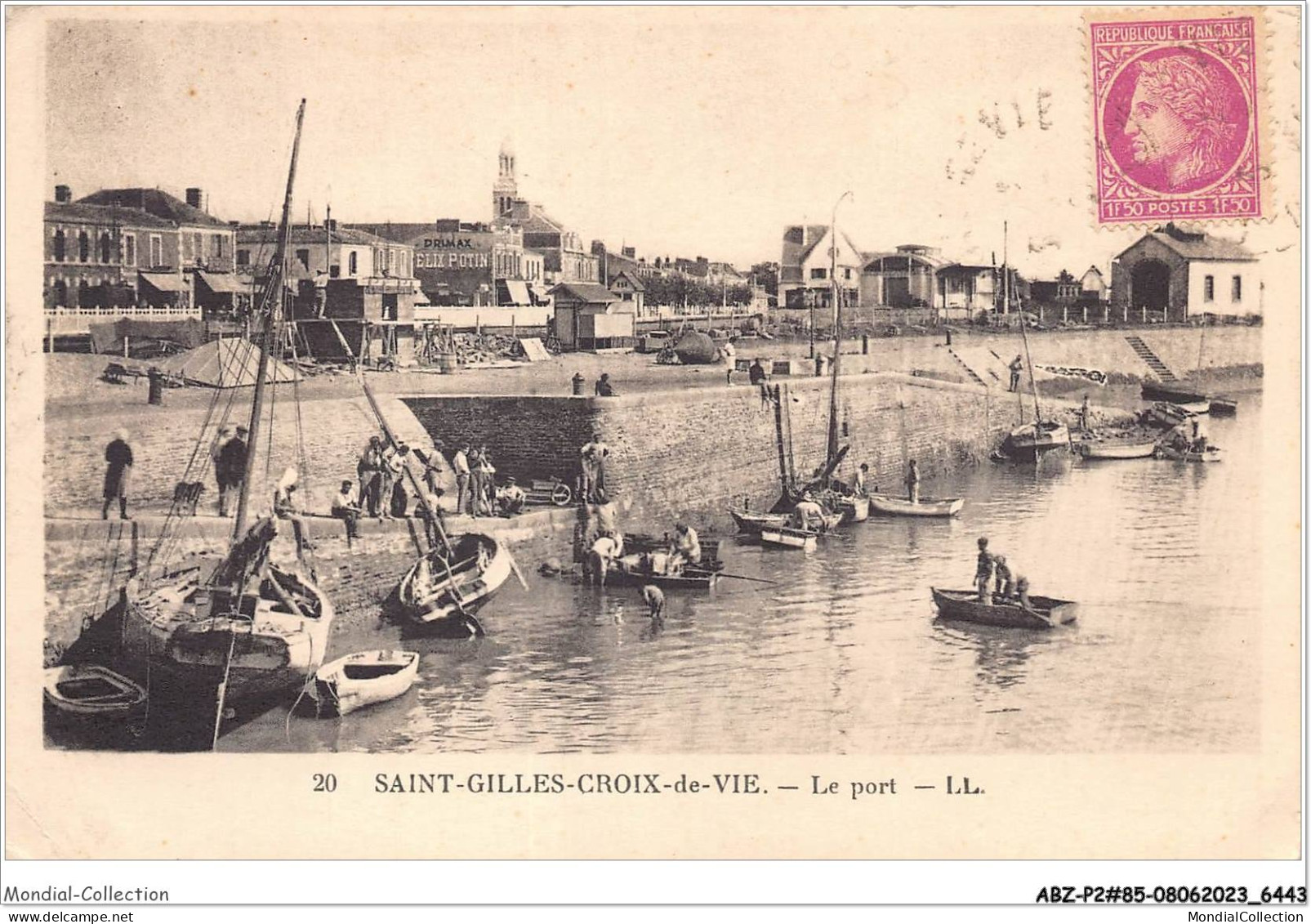 ABZP2-85-0168 - SAINT GILLES CROIX DE VIE - Le Port  - Saint Gilles Croix De Vie