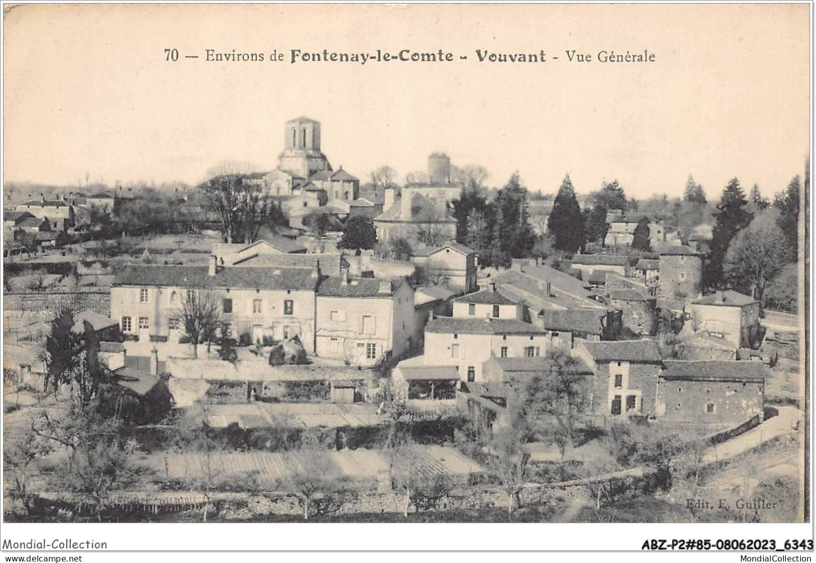 ABZP2-85-0118 - ENVIRONS DE FONTENAY LE COMTE - Le Vouvant - Vue Générale  - Fontenay Le Comte