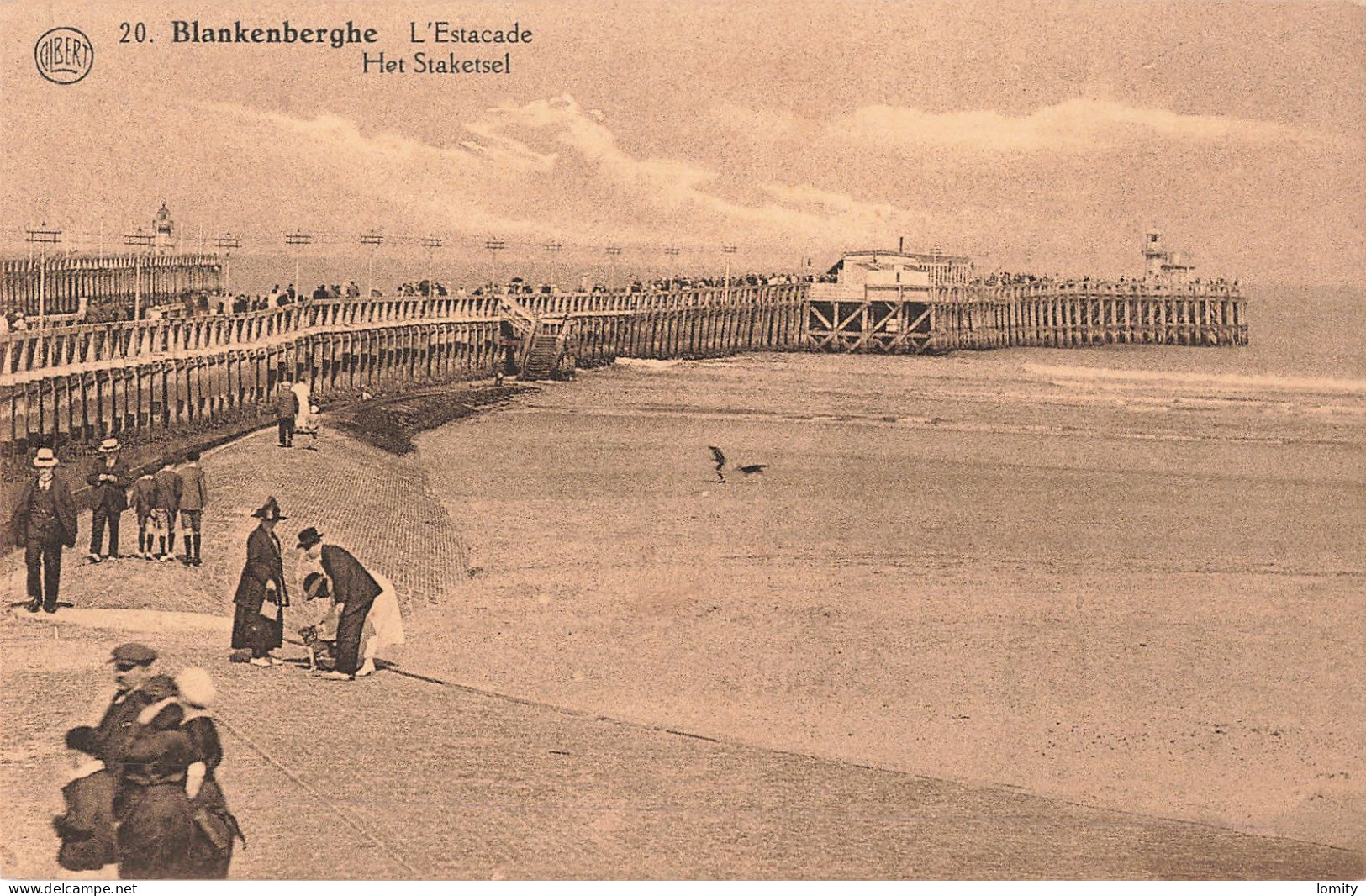 Belgique Blankenberge Blankenberghe Estacade CPA - Blankenberge