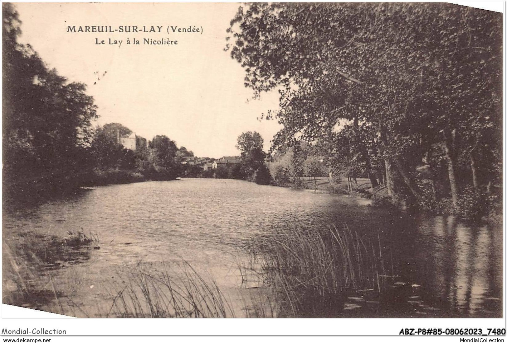 ABZP8-85-0688 - MAREUIL Sur LAY - Le Lay A La Nicoliere - Mareuil Sur Lay Dissais