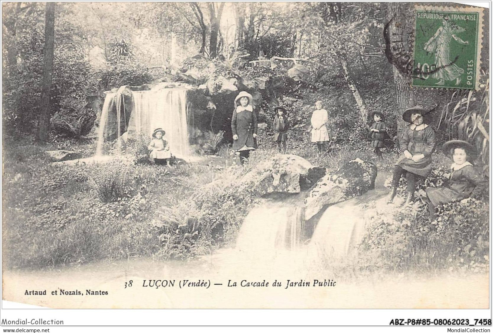 ABZP8-85-0677 - LUCON - La Cascade Du Jardin - Lucon