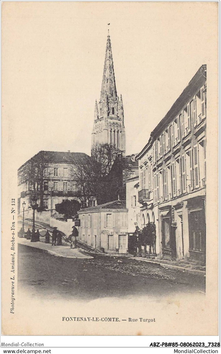 ABZP8-85-0612 - FONTENAY LE COMTE - Rue Turgot - Fontenay Le Comte