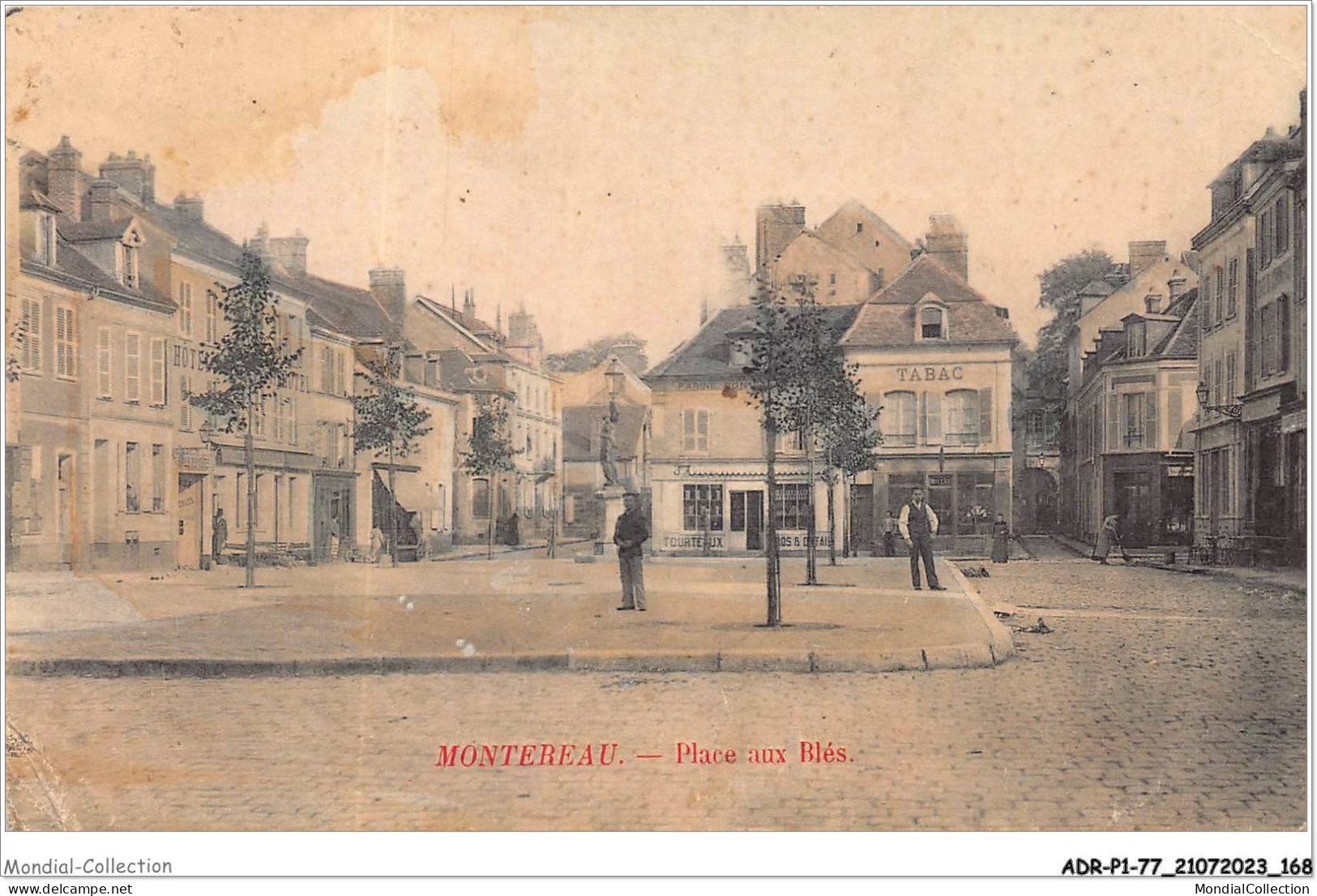 ADRP1-77-0085 - MONTEREAU - Place Aux Blés - Montereau