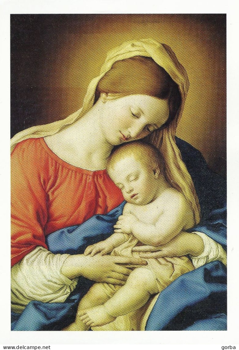 *CPM - La Vierge à L'Enfant - Peinture De Sasso Ferrato - Schilderijen