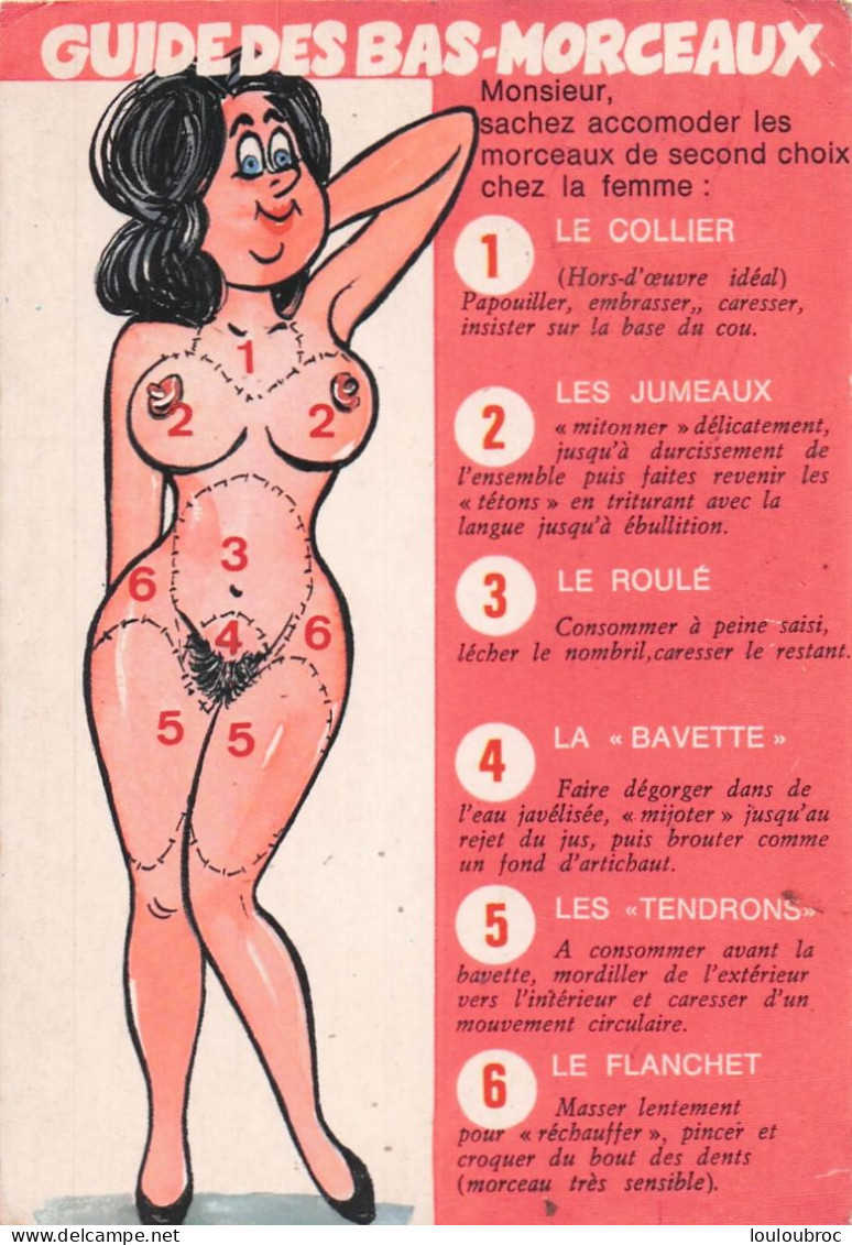 GUIDE DES BAS MORCEAUX FEMME - Humour