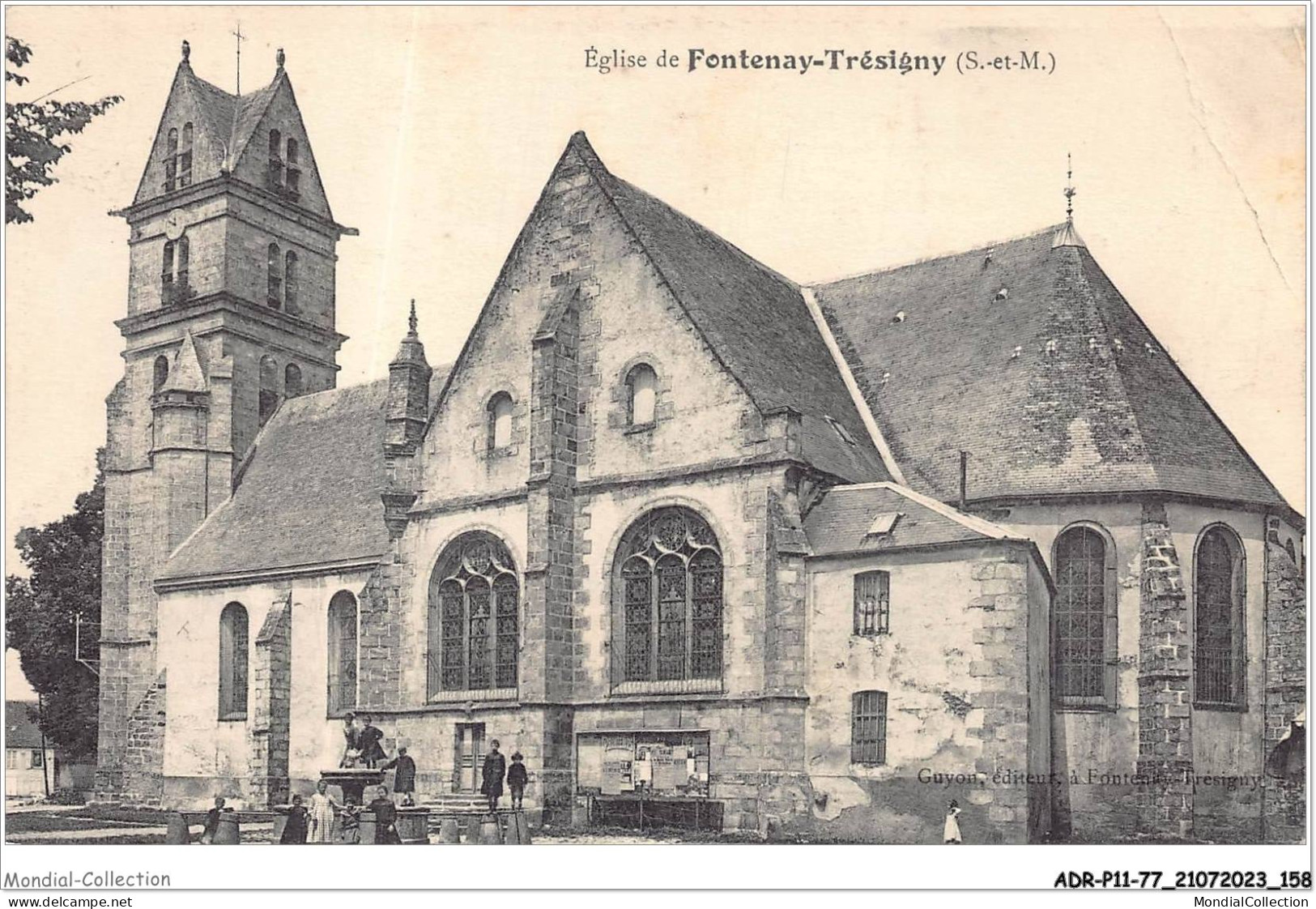ADRP11-77-1060 - FONTENAY-TRESIGNY - L'église - Fontenay Tresigny