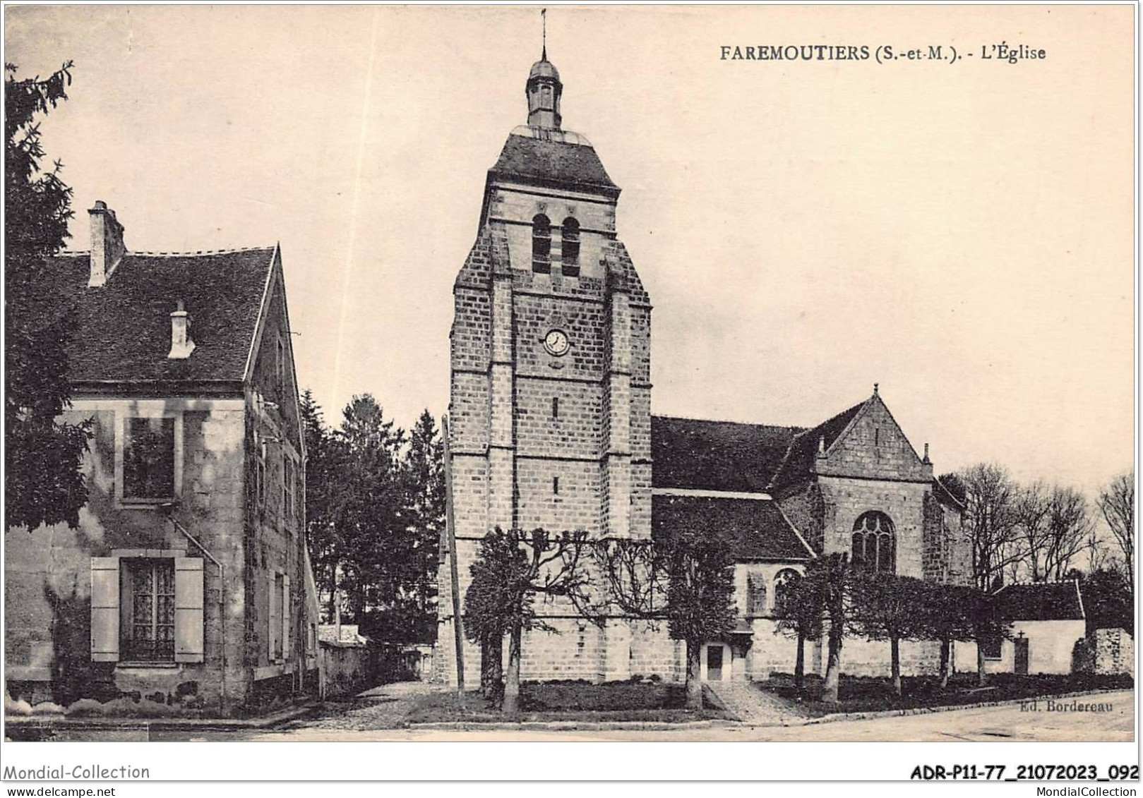 ADRP11-77-1027 - FAREMOUTIERS - L'église - Faremoutiers