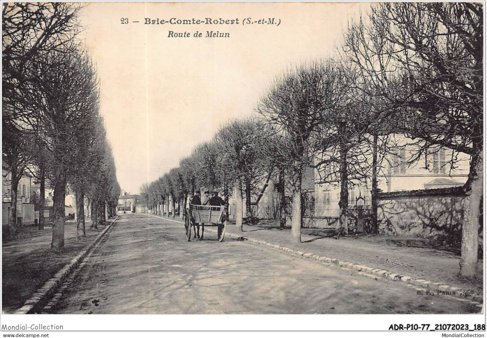 ADRP10-77-0967 - BRIE-COMTE-ROBERT - Route De Melun - Brie Comte Robert