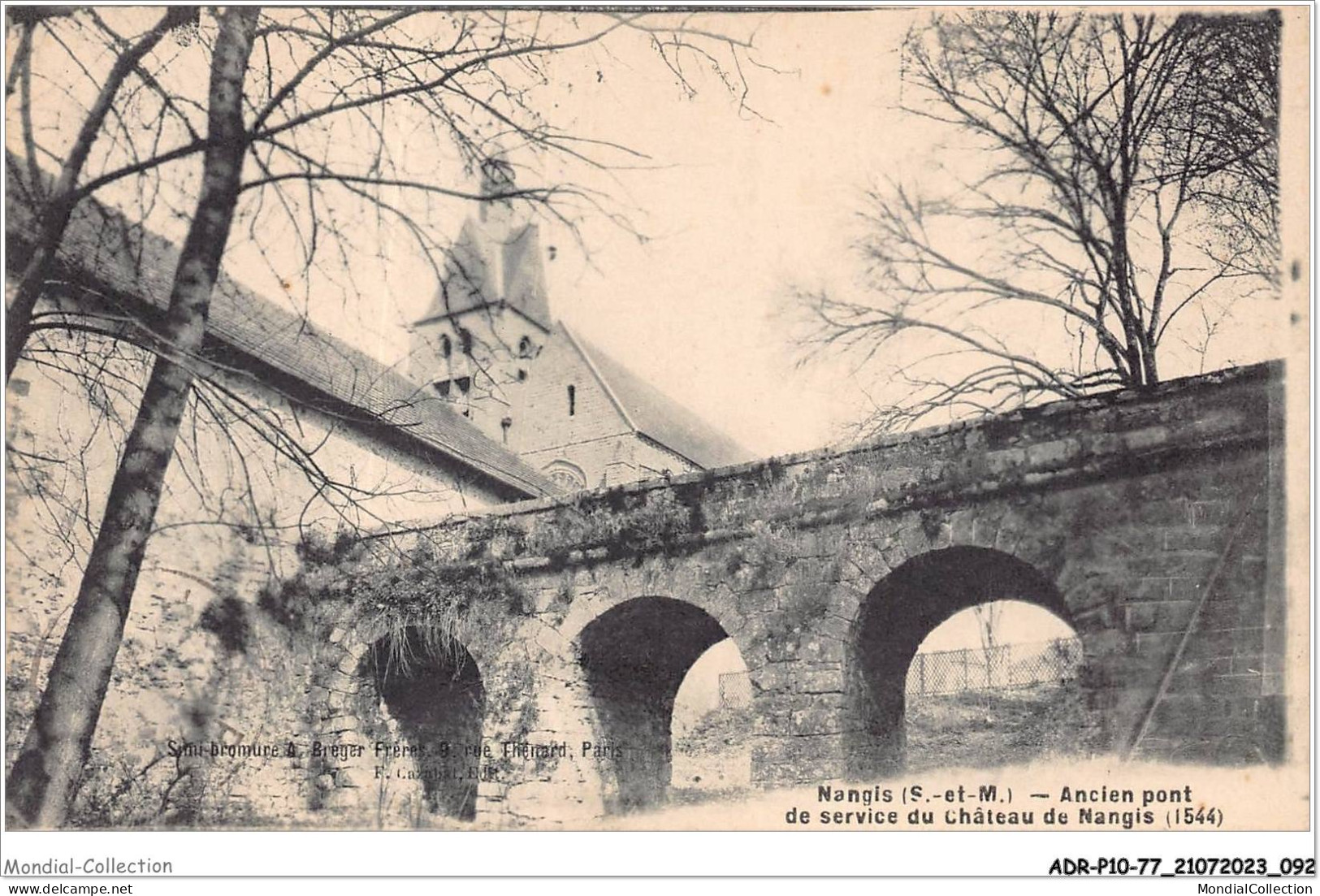 ADRP10-77-0919 - NANGIS - Ancien Pont De Service Du Château De Nangis - Nangis